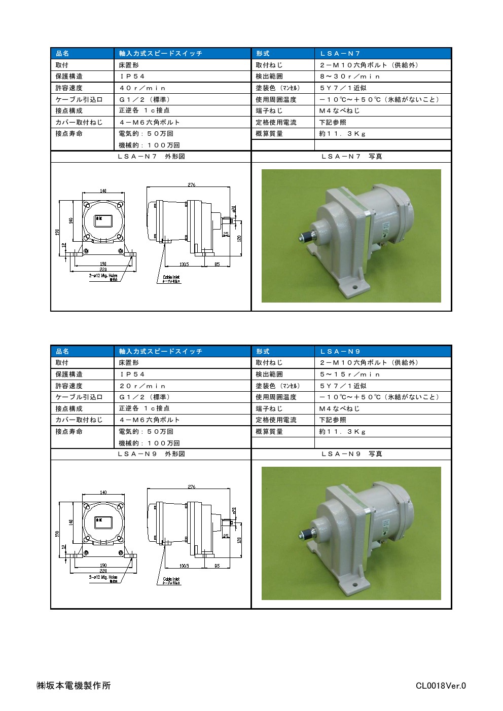 坂本速度探测器