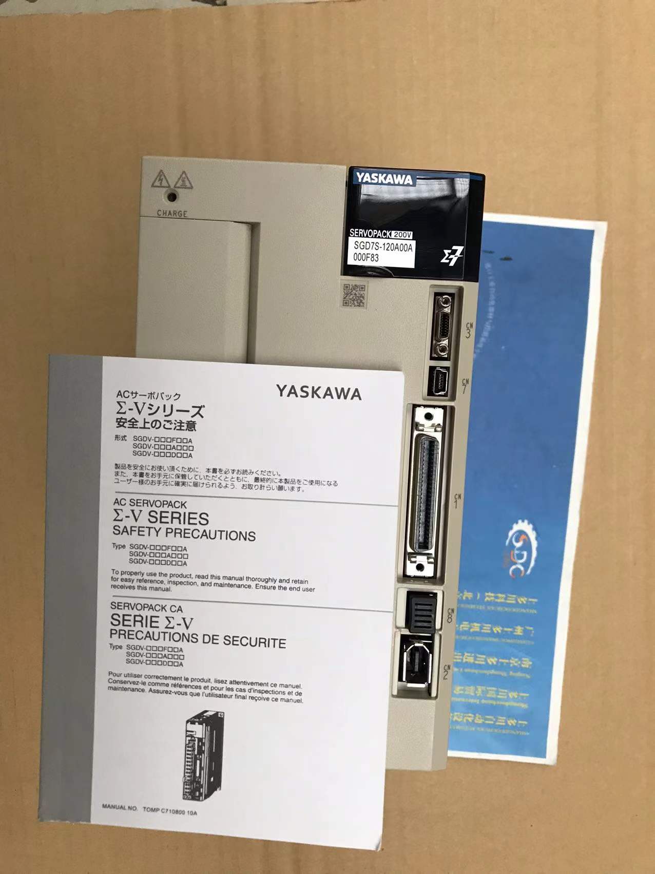 日本YASKAWA安川伺服驱动器SGD7S-120A00A000F83